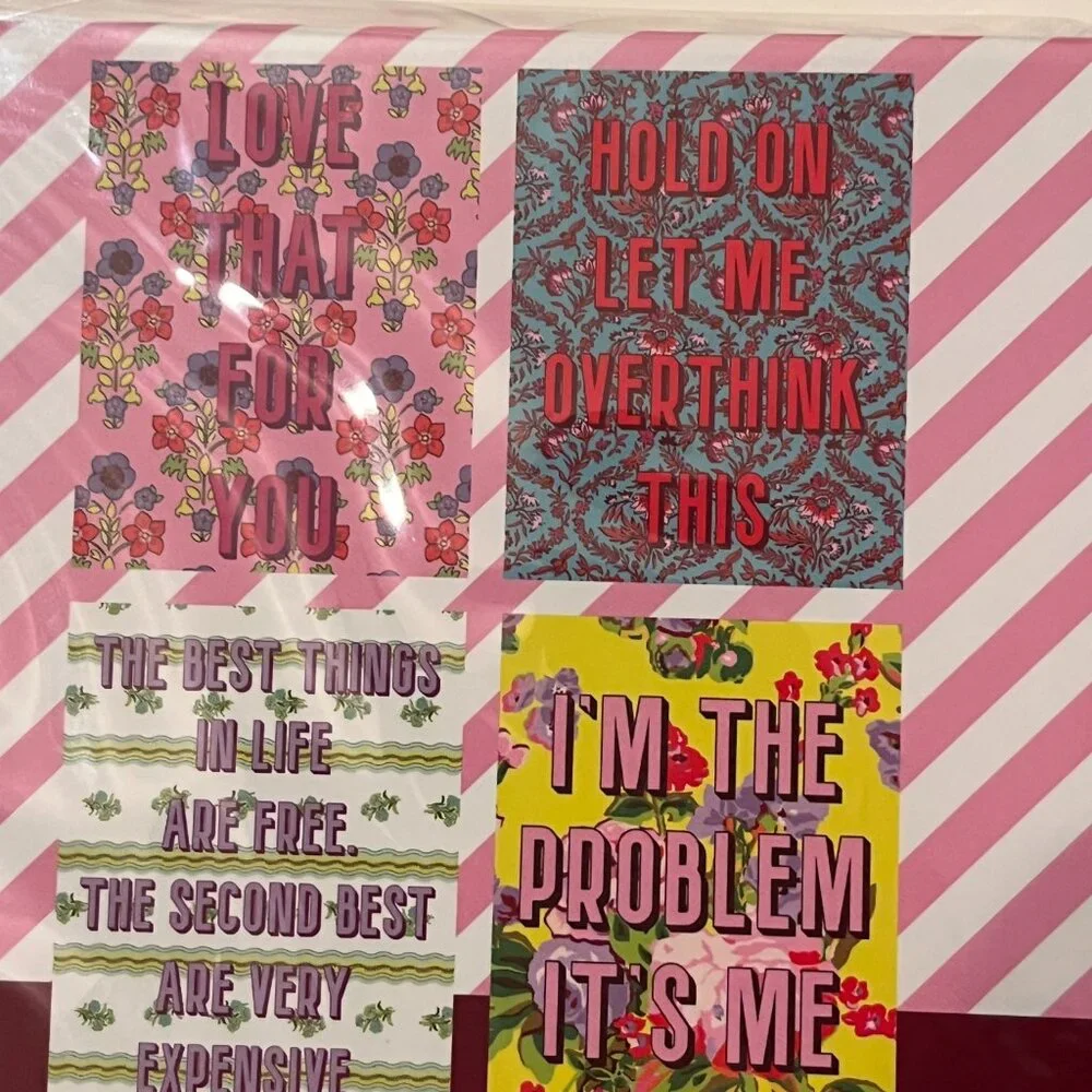 Sarcastic Note Cards Set of Two Boxes Funny Bright Stationery  Gift‎ (NEW)
